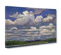 Summer Day By Tom Thomson Canvas Print | Gallery Wrapped 30mm Frame Wall Art | 30x20 inches | Ready to Hang | Classic Landscape Picture | Living Room Bedroom Lounge Office