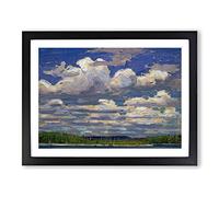Summer Day By Tom Thomson Classic Painting Framed Print | A3 Black Framed Wall Art | Ready to Hang | Classic Landscape Picture | Living Room Bedroom Lounge Office