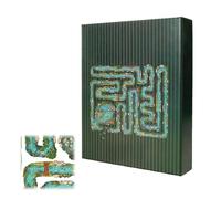 Summer Day on The River All-Edge Jigsaw Challenge, 501 Piece Edge Puzzle Kit Premium Quality Game Unique River Themed Jigsaw High Difficulty Artwork, Challenging Puzzle Game for Family Time