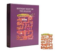 Summer Day on The River Puzzle, All Edge Jigsaw Challenge, 501 Piece All Edge Puzzle Kit for Puzzles Lovers, Unique River Themed Jigsaw Challenging Game for Family Time Relax (Purple)