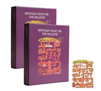 Summer Day on The River Puzzle, All Edge Jigsaw Challenge, 501 Piece All Edge Puzzle Kit for Puzzles Lovers, Unique River Themed Jigsaw Challenging Game for Family Time Relax (Purple+Purple)