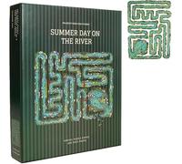 Summer Day on The River Puzzle, All-Edge Jigsaw Challenge, Flips Traditional - 438 Out of 501 Puzzles Pieces are Edge Puzzles, Every Piece is A Challenge, 25 * 18in After Assembly (1 PC)