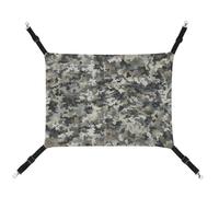 Summer Digital Camo Printed Pet Hammock for Cage Hanging Pet Hammock Bed with Metal Hooks for Guinea Pigs, Hamsters, Gerbils, Kittens, Cat Cages
