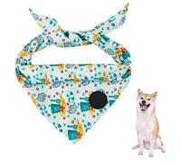 Summer Dog Bandana, Colorful Dogs Towel Bibs Reversible Pet Triangle Scarf for Small Medium Large Dogs Pets