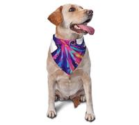 Summer Dog Bandanas Adjustable Kerchief Triangle Bibs Scarf Washable Soft Pet Bandanas for Medium Large Puppy Cats Pet Colorful Octopus Costume Accessories Decoration