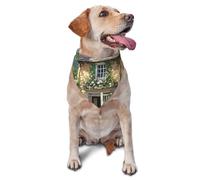 Summer Dog Bandanas Adjustable Kerchief Triangle Bibs Scarf Washable Soft Pet Bandanas for Medium Large Puppy Cats Pet British Country Style Costume Accessories Decoration