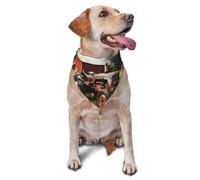 Summer Dog Bandanas Adjustable Kerchief Triangle Bibs Scarf Washable Soft Pet Bandanas for Medium Large Puppy Cats Pet Company Farm Tractor Costume Accessories Decoration