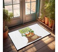 Summer Door Mat Outdoor Farm Fresh Kelo Potatoes: A Healthy Harvest Choice Doormat Backyard Decor Music Decor(40X60CM)