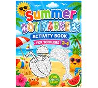 Summer Dot Markers Activity Book for Toddlers 2-4: Fun and Easy Dot Marker Activities with Cute Summer Scenes and Creative Learning for Ages 2-4.