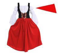 Summer Dress Oktoberfest Costume for Kids Girls Traditional German Bavarian Beer Party Carnival Festival Birthday Gifts Dirndl Dresses Outfits Oktoberfest Princess Clothes