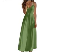Summer Dresses for Women 2025 UK Sale Clearance Vacation Casual Plus Size Maxi Sun Dress Deal of The Day Trendy Flowy Beach Long Spaghetti Strap Wine Dress for Women UK Size S-XXL