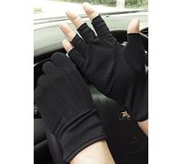 Summer Driving Gloves Half Finger Screen Touch for Women Men Breathable Cotton UV Sun Protection Motorcycle Fitness Cycling Driving Gloves Ladies Lightweight Antislip Fingerless Touchscreen Gloves