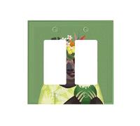 Summer Dual-Texture Roman Frame Switch Plate â€“ Premium Pc Wall Switch Cover with Full-Panel Embossed Print, Heavy-Duty 100°c Heat & Fade Resistant Design for Residential & Commercial Use