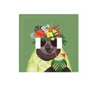 Summer Dual-Texture Roman Frame Switch Plate â€“ Premium Pc Wall Switch Cover with Full-Panel Embossed Print, Heavy-Duty 100°c Heat & Fade Resistant Design for Residential & Commercial Use