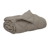 Summer Duvet, Light Grey, 220 x 260 cm, Microfibre Lightweight Quilt, Breathable, Washable for Bedroom, All Year Round Duvet, Allergy Sufferers, Polyester Filling