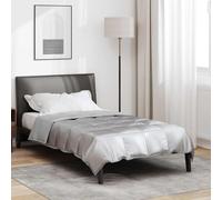 Summer Duvet, Silver, 140 x 200 cm, Satin and Microfibre, Lightweight Duvet with Polyester Filling, Moisture-Absorbent, Anti-Allergic, Wrinkle Free for Restful Sleep in Summer