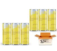 Summer Edition Citrus Zest Energy Drink - 250ml (Pack of 6 Cans) - Refreshing Citrus Flavor with Caffeine & Taurine - Price Marked Pack (PMP)