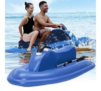 Summer Electric Motor Boat Jet Ski Inflatable Boat With 500W Underwater Scooter-10000mAh Battery SUP Motor Underwater Scooter for Adults,Kids Sea Diving Swimming Equipment