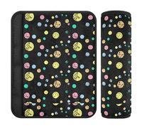 Summer Element Toddler Seat Covers Belt Pad for Boys Girls Car Seat Shoulder Pads for Babys 2 Pack 6.5 * 6.5in