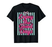 Summer Enjoy The Good Days Coquette Preppy Womens T-Shirt