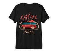 Summer Explore Road Trip Vacation Vibes Cute Doodle Kids Top Premium T-Shirt