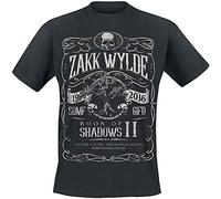 Summer Fashion Short Sleeve Tee Tops Book of Shadows Ii Zakk Wylde T-Shirt Mens Printed Tops Tees Black M