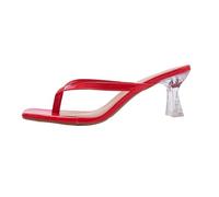 Summer Fashion Solid Color Toe Post Sandals Comfortable Beach Slides Casual Elegant Slippers Easy Slip On for Home Beach