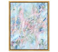 Summer Feelings I Canvas Print Bright Wall Decor by Art Remedy, Gold Frame, 24 x 30