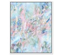 Summer Feelings I Canvas Print Bright Wall Decor by Art Remedy, White Frame, 20 x 24