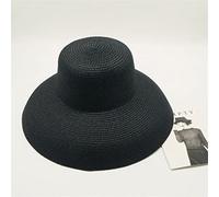 Summer Female Yellow Hollow Hepburn Bell-shaped Big Brim Hat Shade Vacation Beach Sun Hat