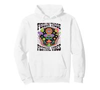 Summer Festival Music Arts 60s 70s Groovy Retro Festivals Pullover Hoodie