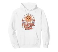 Summer Festival Music Arts 60s 70s Groovy Retro Festivals Pullover Hoodie