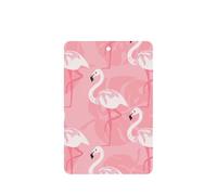 Summer Flamingo Palm Leaves Printing 10 Pcs Car Air Freshener Fragrant Sheets,Car Hanging Accessories With Strings For Decor