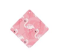 Summer Flamingo Palm Leaves Printing 10 Pieces Air Freshener Car Hanging Cards Air Freshener Sheets With Rope For Cars Home