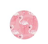 Summer Flamingo Palm Leaves Printing 10 Pieces Air Freshener Car Hanging Cards Air Freshener Sheets With Rope For Cars Home