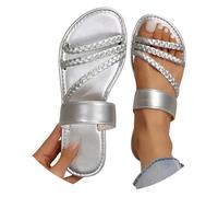 Summer Flat Slide Sandals for Casual Beach Footwear Comfortable Open Toe Slippers for Outdoor Walking Wide Fit Design with Cushioned Footbed Non-Slip Sole for Pool or Seaside Easy to Wear