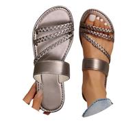 Summer Flat Slide Sandals for Casual Beach Footwear Comfortable Open Toe Slippers for Outdoor Walking Wide Fit Design with Cushioned Footbed Non-Slip Sole for Pool or Seaside Easy to Wear