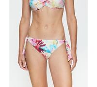 Summer Fleur High Cut Bikini Bottoms White Floral Print
