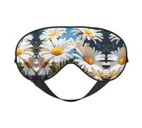 Summer Floral Daisies Flower Eye Mask for Sleeping, Sleeping Mask Blocking Out Light Perfectly for Women and Men, Soft and Comfortable Blindfold for Travelling