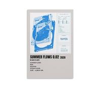 Summer Flows 0.02 by Wave to EarthWaterproof Posters Wall Art Posters Waterproof Home Printing Moisture-proof Easy to Install And Fade ResistantUnframe-style08x12inch(20x30cm)