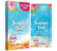 Summer Foot - Foot Peel Mask (1 Pair) - Dermatologically Tested in Germany - Exfoliating Foot Peel Mask for Soft Feet with Natural Extracts - Women mask