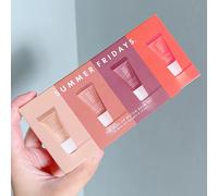 Summer Fridays Lip Balm Moisturizing Mirror Lip Gloss Lip Vanilla Pink Sugar Coffee Cake Smell Lipstick Transparent Oil Makeup