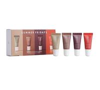 Summer Fridayss Lip Butter Balm, Summer Lip Balm Moisturizing Natural Lips Balms (4Pcs), Shine And Hydration, Nourishing Mask And Lips Balms For Instant Moisture, Sheer-Tinted, Contains Shea Butter