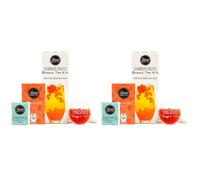 Summer Fruit Bubble Tea Kit Fruit Boba Tea Set Includes Peach Syrup Strawb