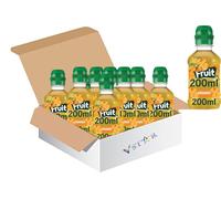 Summer Fruit Drink 200ml - Orange Juice & Apple Blackcurrant - Refreshing Fruit Beverage | Suitable for Vegetarians - Rn (24 x Bottle, Orange Juice Drink)