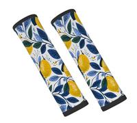 Summer Fruit Lemon Seat Belt Pads for Car 2 Pack Soft Neoprene Seatbelt Cover Shoulder Pad Neck Cushion Protector Universal Fit for Car Backpack Travel Comfort