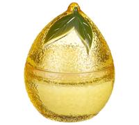 Summer Fruits Glass Shaped Candle - Lemon - This Summer Fruits Glass Shaped Candle Makes for an Amazing Addition to Your Home - Complete with an Amazing Lemon Fragrance and Stylish Shaped Holder