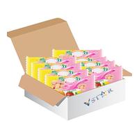 Summer Fruits Soft Chewy Sweets Stick 3 Pack 123g - Fruit Flavoured Candy Treats (8 x Pack)