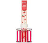 Summer Fruits Striped Reed Diffuser 100ml - Juicy Cherry - Fill Your Space With a Sweet and Summery Fragrance - Makes for a Fresh and Decorative Addition to Your Home