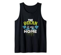 Summer Fun Beach Bum Ocean is My Home Beach Tank Top